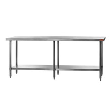 Charger l'image dans la galerie, Table de travail, 84" X 30", en acier inoxydable